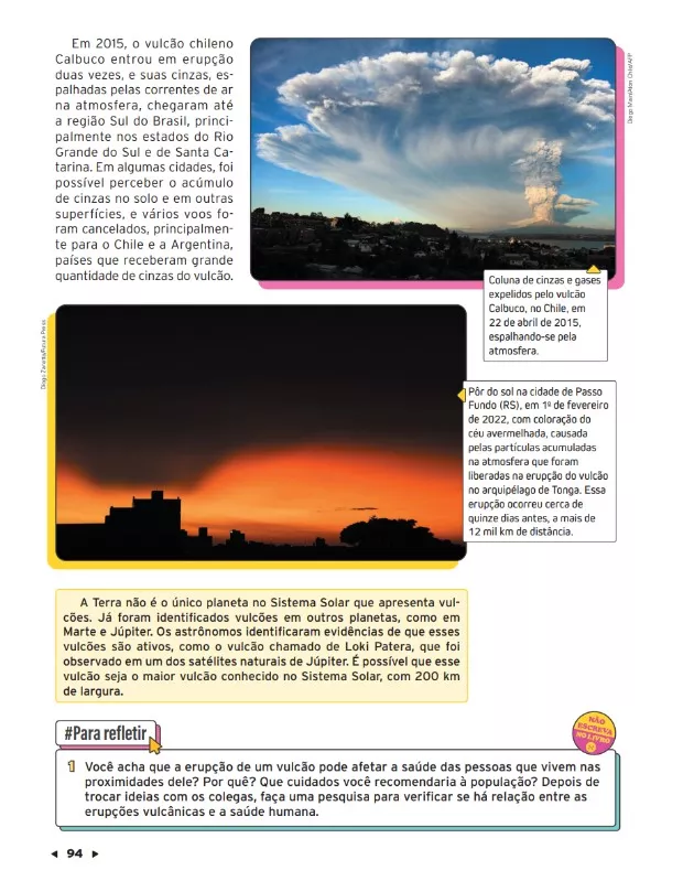 Livro #Sou+Ciências 7º ano pág. 94